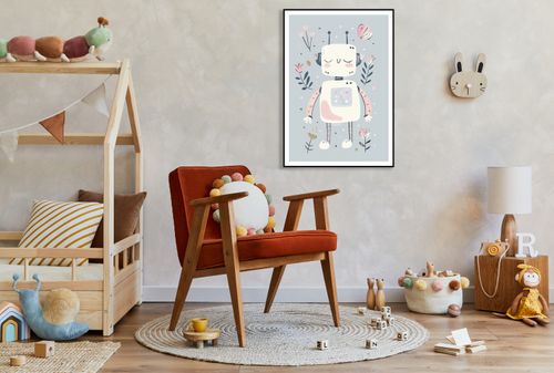 Plakat 40x60cm Wzory dla Dzieci, Dziewczynki Do Pokoju - Roboś na Arena.pl