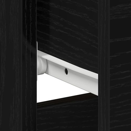 Szafka Nocna z szufladą 2 pcs Czarny dąb 40 x 40 x 50 cm na Arena.pl