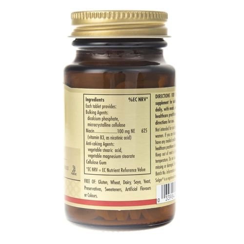 Solgar Niacyna 100 mg - 100 tabletek na Arena.pl