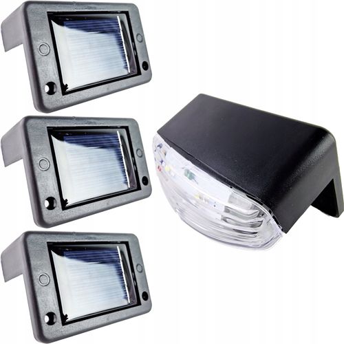 LAMPKI SOLARNE LED TARAS BALKON 4 SZT ZESTAW LAMP na Arena.pl