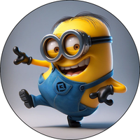 Opłatek na tort Urodziny Minion Minionki Postacie Gru