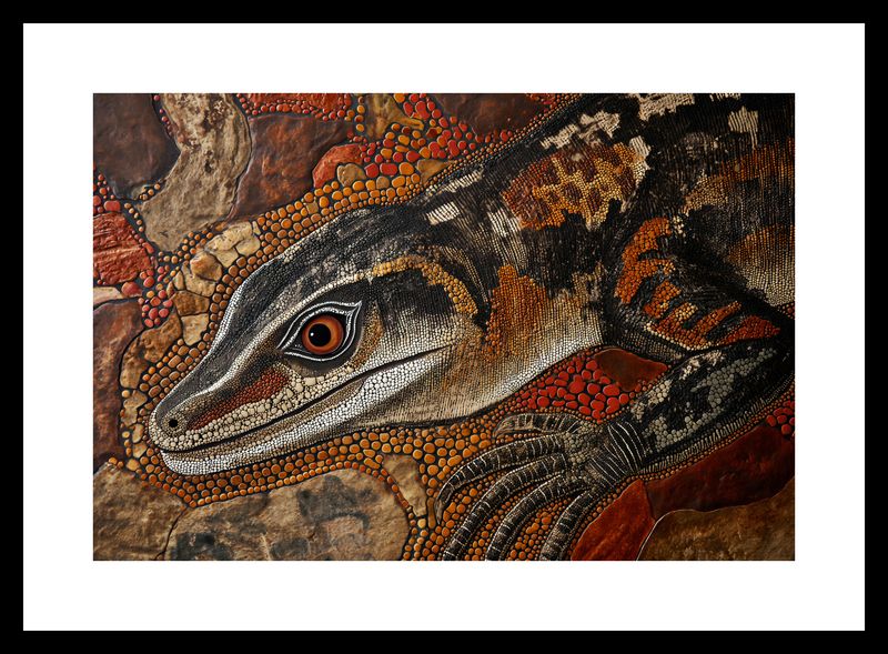 Plakat 30x20cm Oko Jaszczurki zdjęcie 3