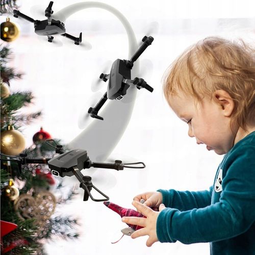 DRON TURBO 2x DWIE KAMERY FULL HD PODGLĄD WIFI POWRÓT FUTERAŁ AKUMULATOR na Arena.pl