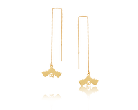 kolczyki wiszące nietoperze (p21/hal/13au)