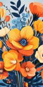 Plakat 50x100cm Kwiatowy Majestat