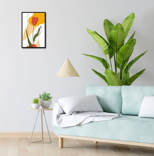 Plakat 30x45cm Przerysowany Tulipan na Arena.pl