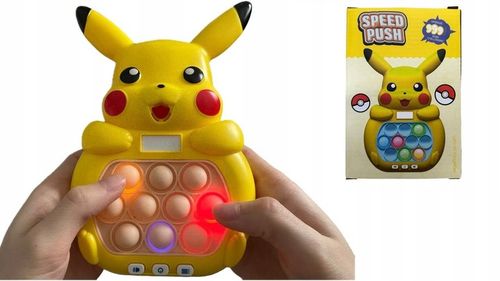 GRA ZRĘCZNOŚCIOWA POP IT ANTYSTRESOWA ELEKTRYCZNA, KOLOROWE PODŚWIETLENIE! na Arena.pl