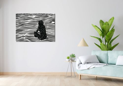 Obraz 100x70cm Złożone Fluidalne Linie na Arena.pl