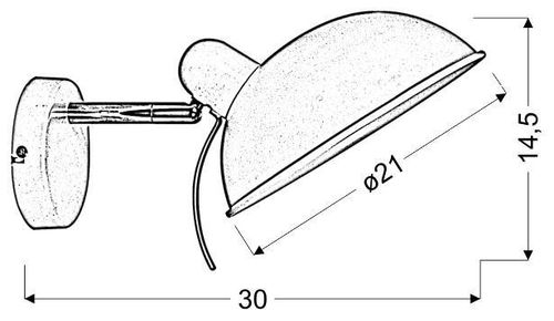 Durio kinkiet 1x40W E14 czarny na Arena.pl