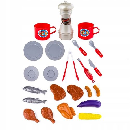 Interaktywny Grill dla Dzieci ze Światłem i Dźwiękiem + Akcesoria Woopie 3+ na Arena.pl