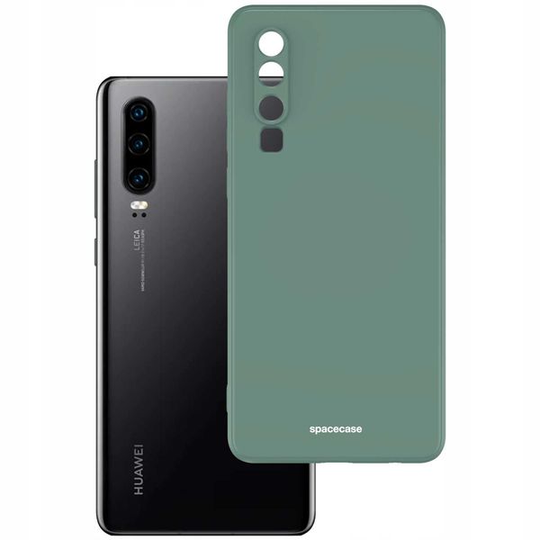Spacecase Silicone Case Huawei P30 Dark Green zdjęcie 2