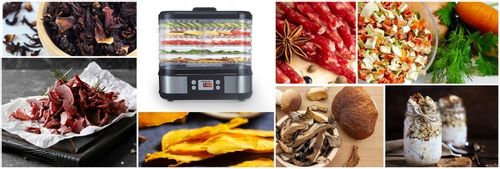 Duża Suszarka spożywcza do Grzybów Owoców Warzyw Dehydrator Timer Krexus na Arena.pl