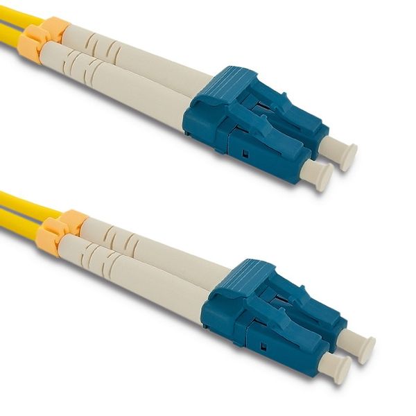 Qoltec Patchcord światłowodowy LC/UPC-LC/UPC SM 9/125 G652D Duplex 1m zdjęcie 1