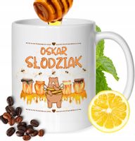 Kubek Dla Oskara Kolegi Przyjaciela Męża Z Nadrukiem Prezent Biały 330Ml