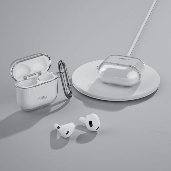 TECH-PROTECT FLEXAIR APPLE AIRPODS 4 CLEAR zdjęcie 7