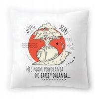 Poduszka Dla Maksa Na Urodziny Ze Zdjęciem Na Prezent Biała 40X40 Cm