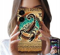 ETUI DO SAMSUNG GALAXY A06 5G - SKORPION ZNAK ZODIAKU ASTRONOMIA + FOLIA