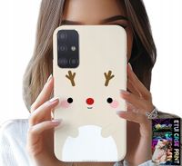 ETUI DO SAMSUNG GALAXY A71 - RENIFEREK, RENIFER, ŚWIĄTECZNE WZORY