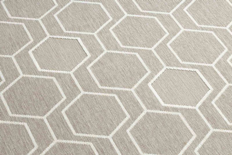 RUG/LU/WINK/HEXAGON/BEIGE/120x170 zdjęcie 3