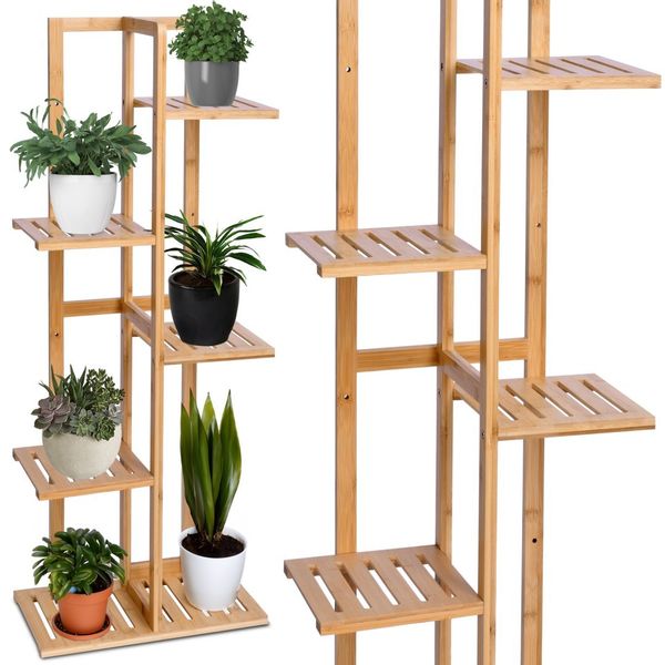 Kwietnik bambusowy Gutren 6 półek zdjęcie 1