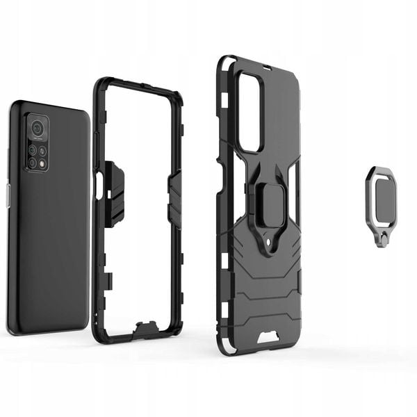 Spacecase X-Ring Mi 10T/10T Pro Czarny zdjęcie 4