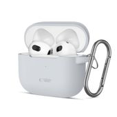 Etui Tech-Protect Silicone Hook z Karabinkiem DO AirPods 3 Szary
