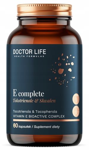 DOCTOR LIFE E Complete WITAMINA E TOKOTRIENOLE + Skwalen MŁODOŚĆ na Arena.pl