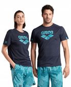 Koszulka T-shirt sportowy casual męski damski Arena Logo Navy R.XS