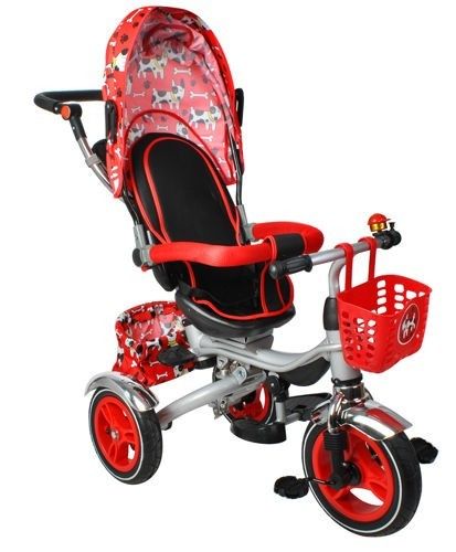 Rowerek trzykołowy Kruzzel RT6051 czerwony na Arena.pl