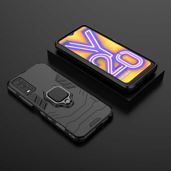 Spacecase X-Ring Vivo Y11S/Y20S Czarny zdjęcie 2