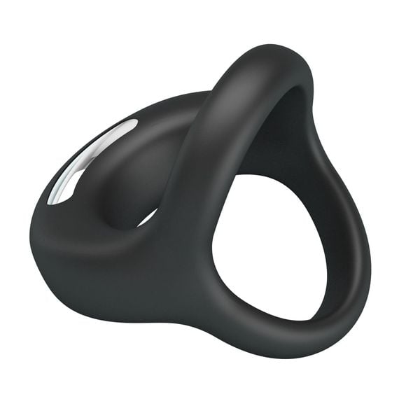 Pretty Love - Vibrant Penis Ring Elliott Black, 10 Vibration Functions zdjęcie 6