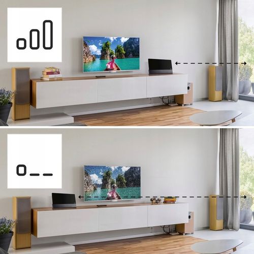 Antena pokojowa Hama wewnętrzna do TV DVB-T2 PRE50 FL-3 DAB+ DAB DVB-T2 UKV na Arena.pl