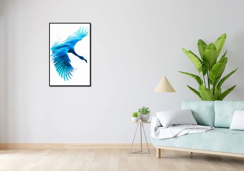 Plakat 56,6x86,4cm Błękitny Lot na Arena.pl