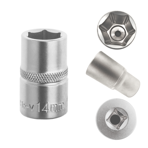 NASADKA TORX 14 MM 1/2" ZE STALI CHROMOWO-WANADOWEJ na Arena.pl