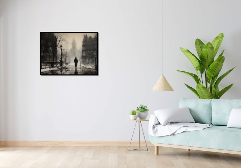 Plakat 80x60cm Mgła nad Londynem zdjęcie 4