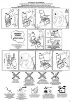 Leżak stal wielokolorowy Patio