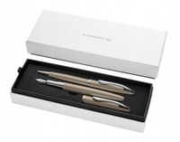 Zestaw pióro wieczne + długopis Jazz Noble Elegance Taupe Pelikan