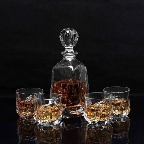 Zestaw do Whisky karafka i 4 szklanki na Arena.pl