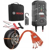 ŁADOWARKA PROSTOWNIK Bosch - C70 12/24V + OPASKI ŚNIEGOWE ŁAŃCUCHY NA ZIMĘ