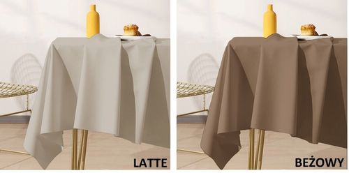 OBRUS GŁADKI ETHERAL MATOWY GRUBY 140x220 KOLORY na Arena.pl