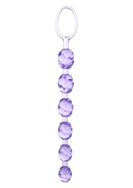 Plug/Kulki-Swirl Pleasure Beads Purple zdjęcie 4
