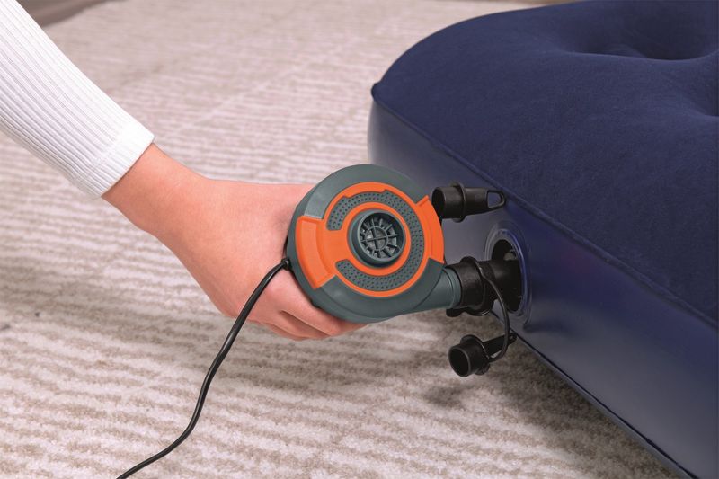 Dmuchany Materac Turystyczny Do Spania Flokowany Bestway 185X76X22Cm zdjęcie 7