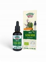 Ekstrakt z szałwi lekarskiej BIo Płyn Naturalny ekstrakt wyciąg krople 50ml