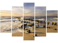 OBRAZ SUNSET PRZEMIJANIE MORZEM