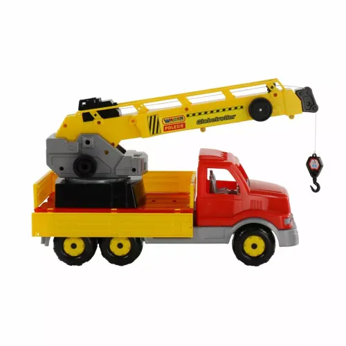 Zabawka dla dziecka pojazd samochód z obrotowym dźwigiem "Stalker" w siatce na Arena.pl