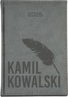 GRAWEROWANY Kalendarz A6 2026 TERMINARZ kieszonkowy z imieniem