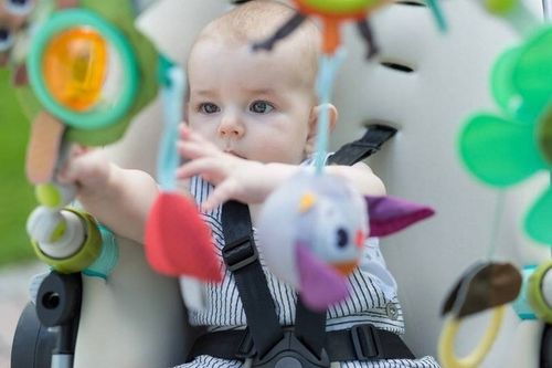 Łuk pałąk muzyczny z zabawkami do wózka Leśna Kraina TINY LOVE pozytywka 0+ na Arena.pl