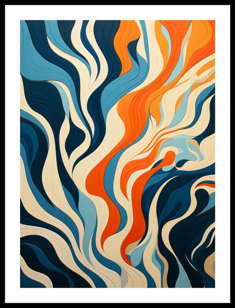 Plakat 40x55cm Oceaniczne Fale zdjęcie 3