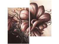 60X60CM DALIOWA KONIECZNOŚĆ DWU OBRAZ ŚCIAN