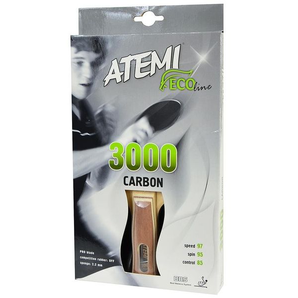 Rakietka do ping ponga Atemi 3000 Carbon anatomical zdjęcie 3